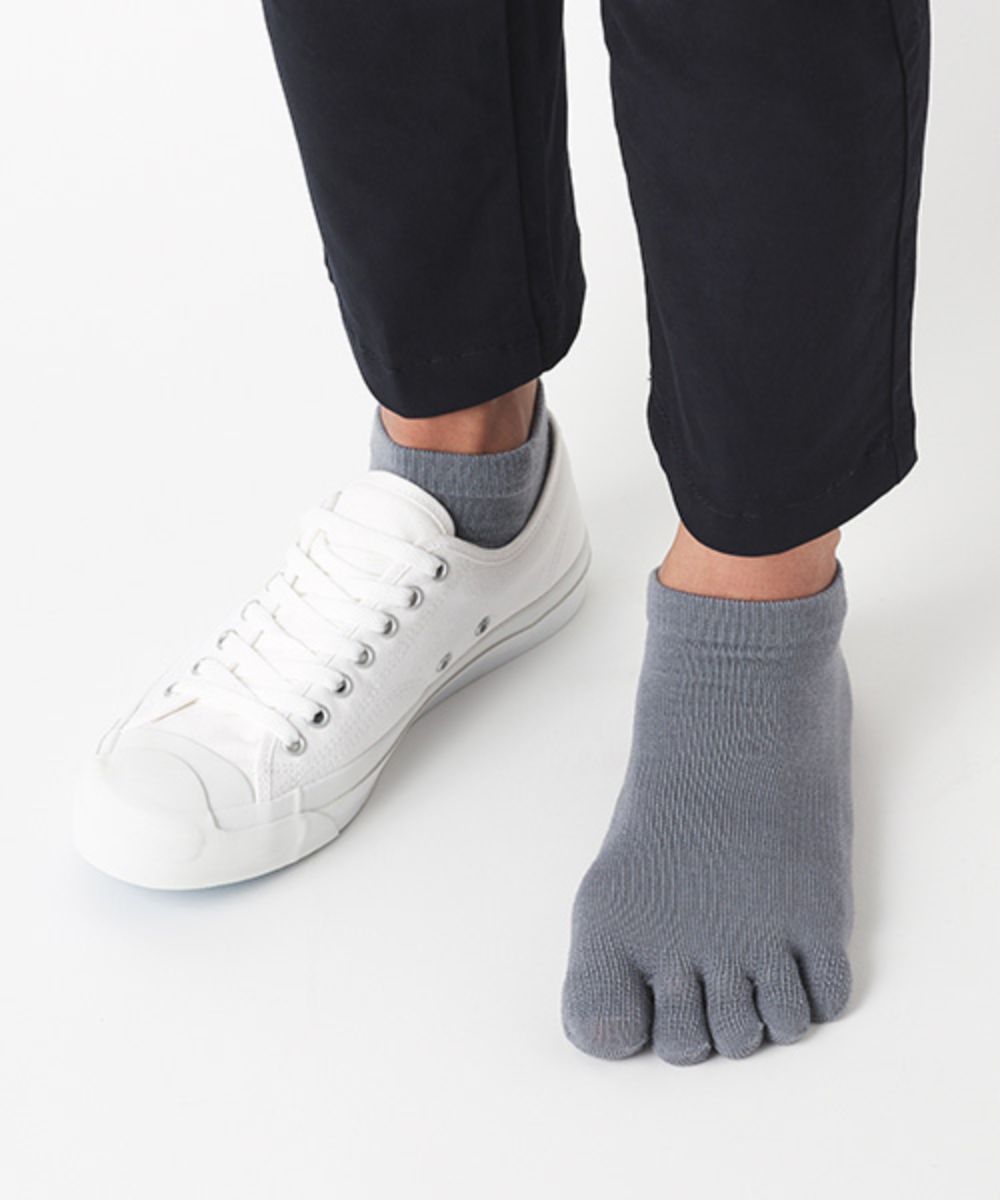 【10％OFF】SUPER SOX メンズ 5本指 ショート丈