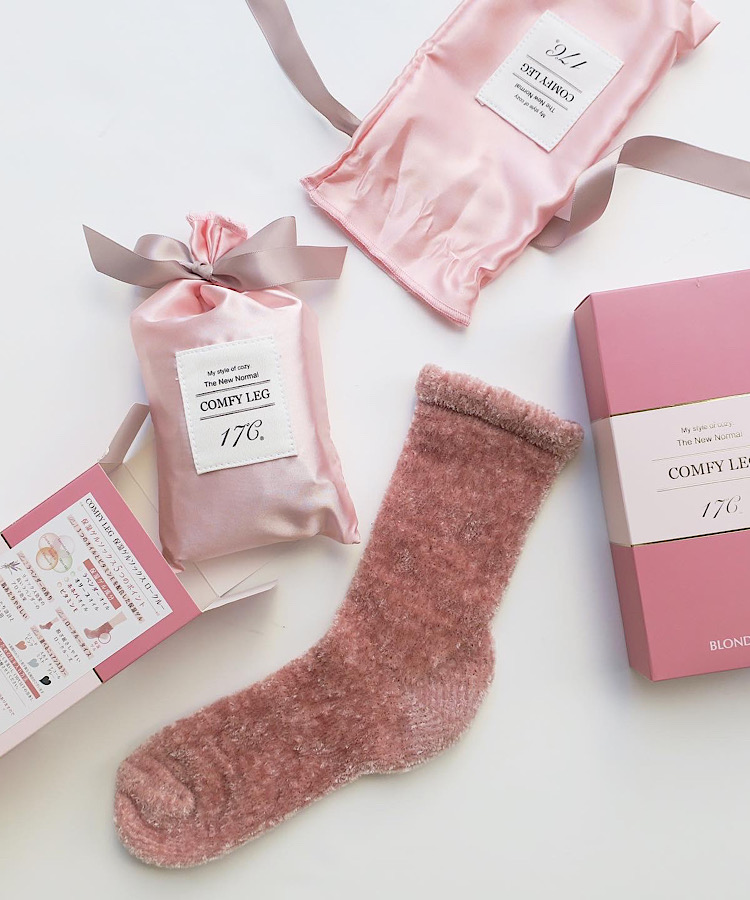17℃ レディース ソックス ＣＯＭＦＹ ヒールモイストラベンダークルー