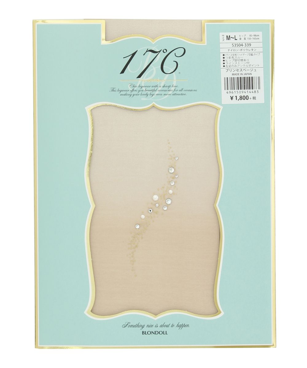 【28%OFF】17℃ レディース ストッキング 18デニール スターダストクリスタルポイント