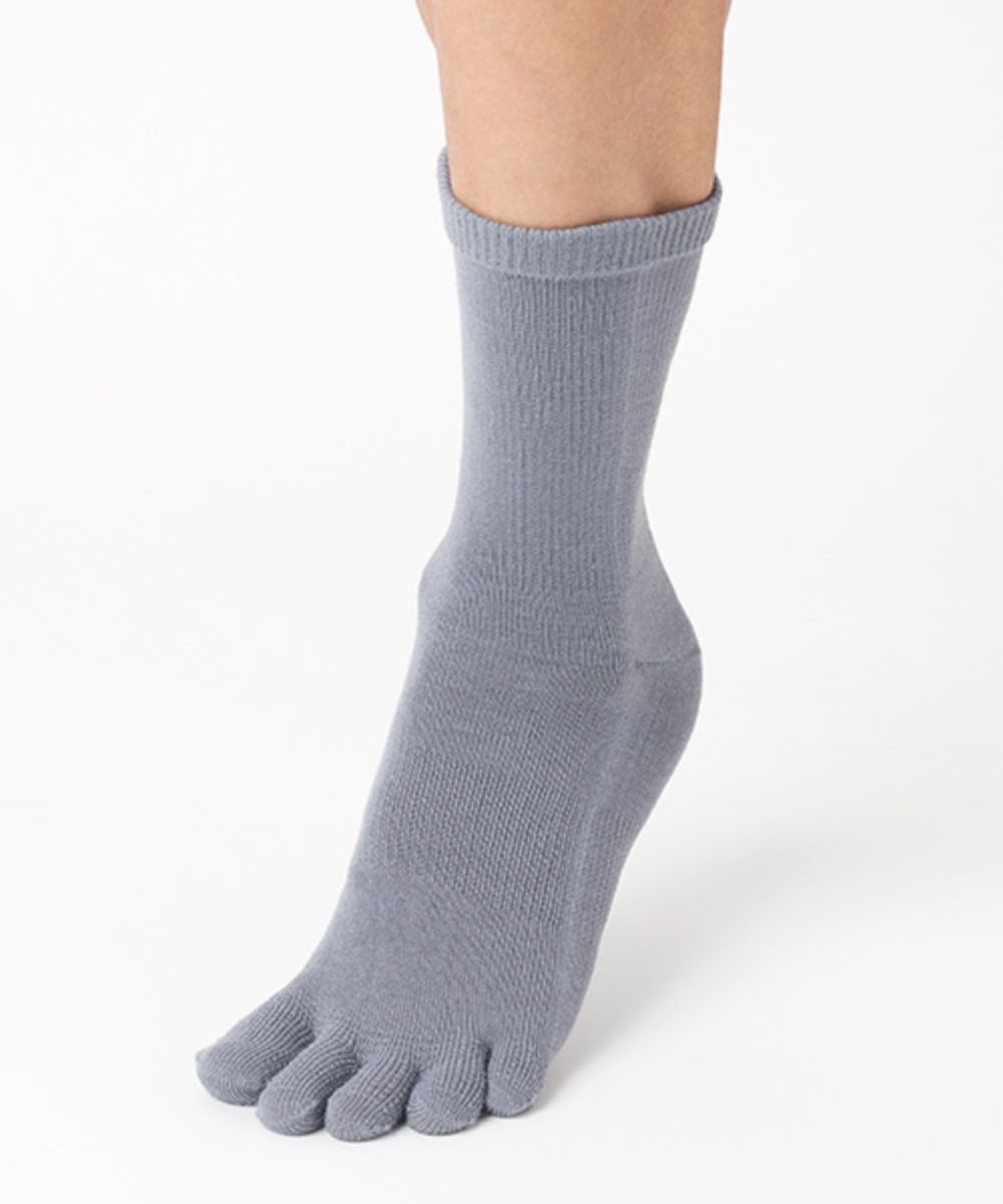 【10％OFF】SUPER SOX メンズ 5本指 クルー丈 