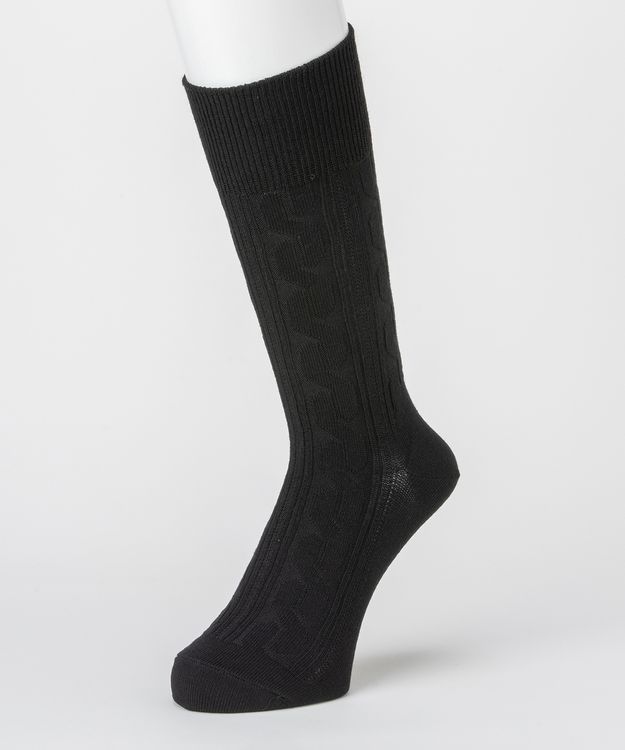 【10％OFF】SUPER SOX メンズ ケーブル 厚地 (つま先かかと補強)