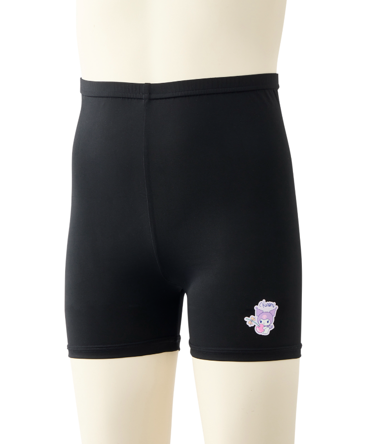 くろぱん サンリオ ひんやりサラサラ キッズ ショート丈 吸水速乾 抗菌防臭 冷感 クロミ