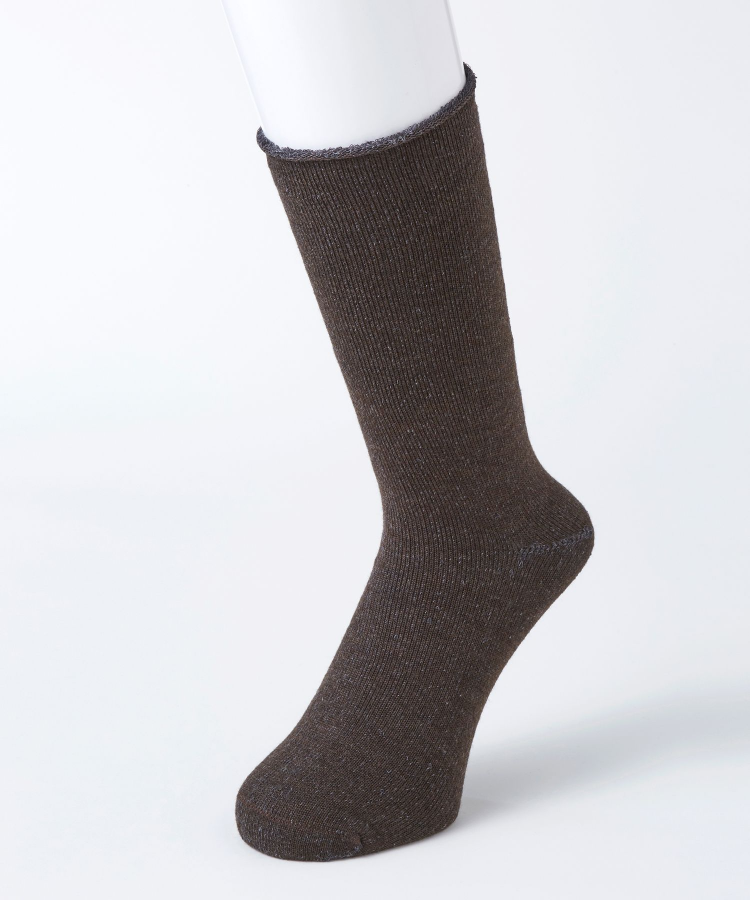 【SALE】あしごろも レディース 綿とウールのしっとりくつした