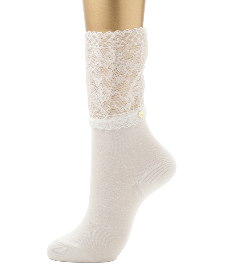 Blondoll レディース ソックス クチュールレース